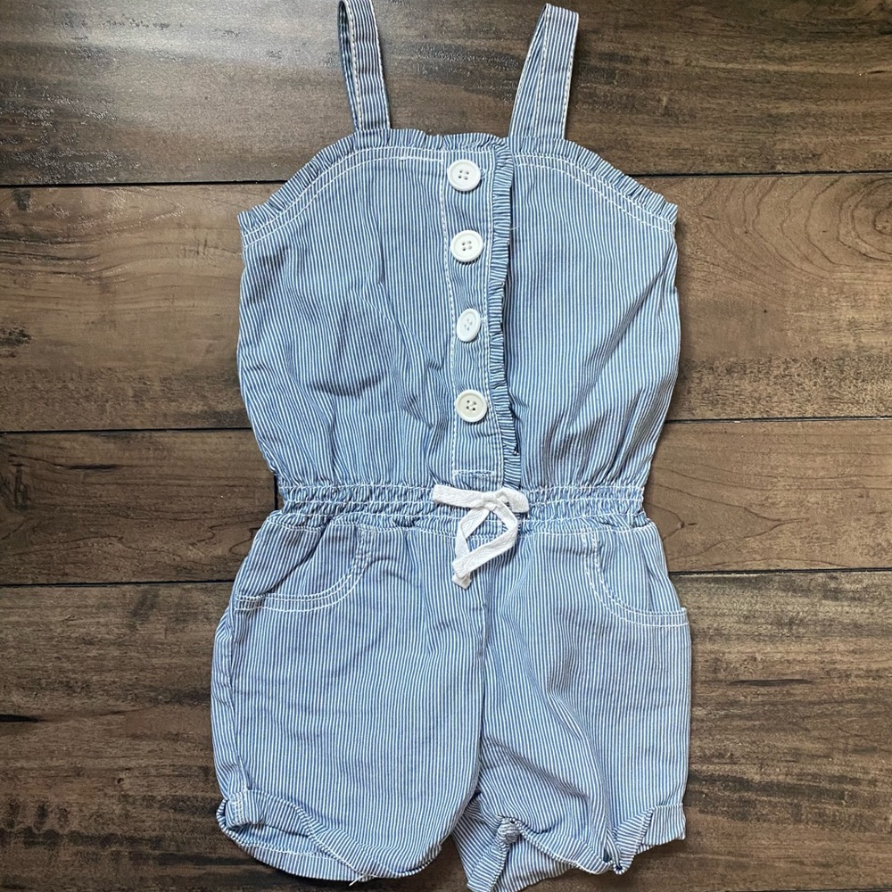 Xhilaration pin striped romper, 18M